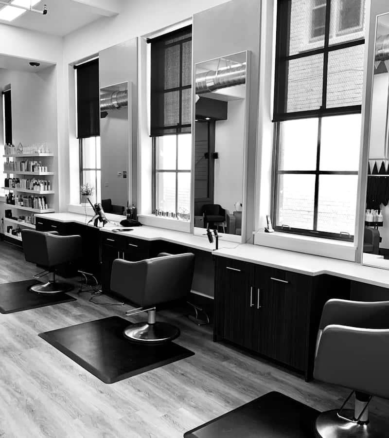 Premium salon interior
